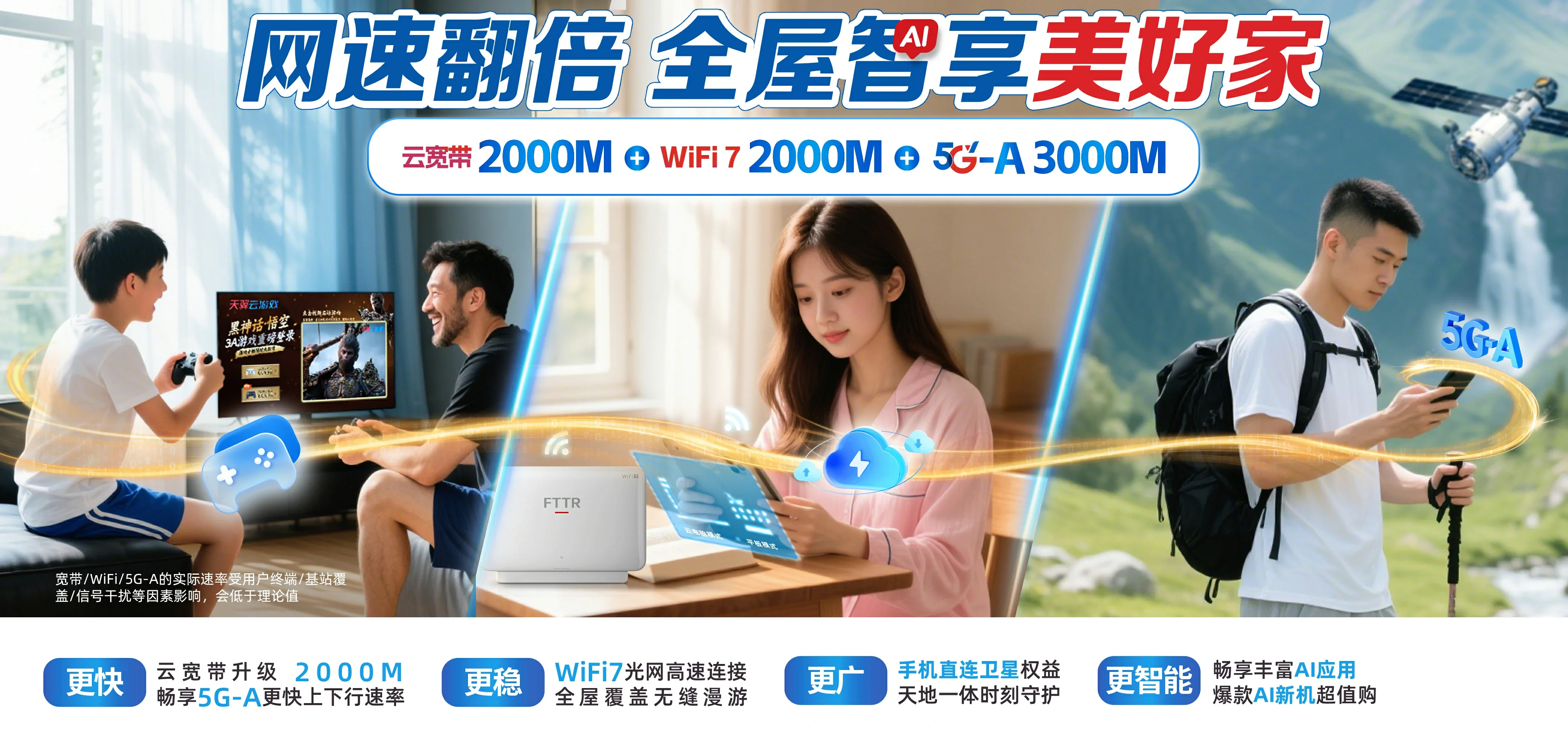 中国电信 峰峰矿区电信宽带 宽带套餐